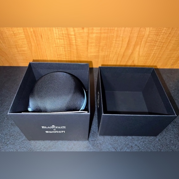 Blancpain x Swatch Scuba Fifty Fathoms Atlantic Ocean Blue Watch SO35A100-NEW - Picture 6 of 8